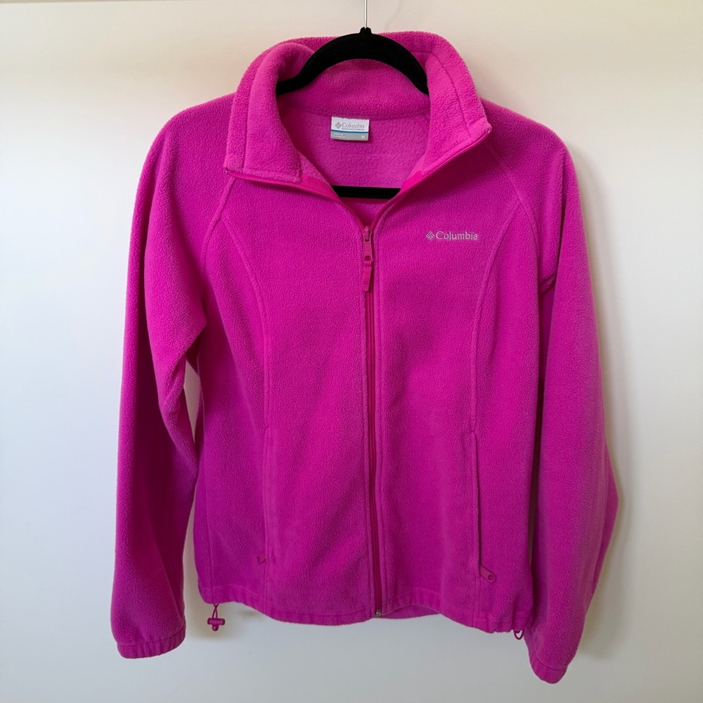 Columbia Bright Pink Fleece Jacket